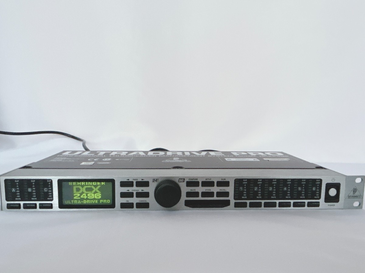 Behringer DCX2496 Ultra-Drive Loudspeaker Management System Behringer DCX2496 Ultra-Drive Loudspeaker Management System