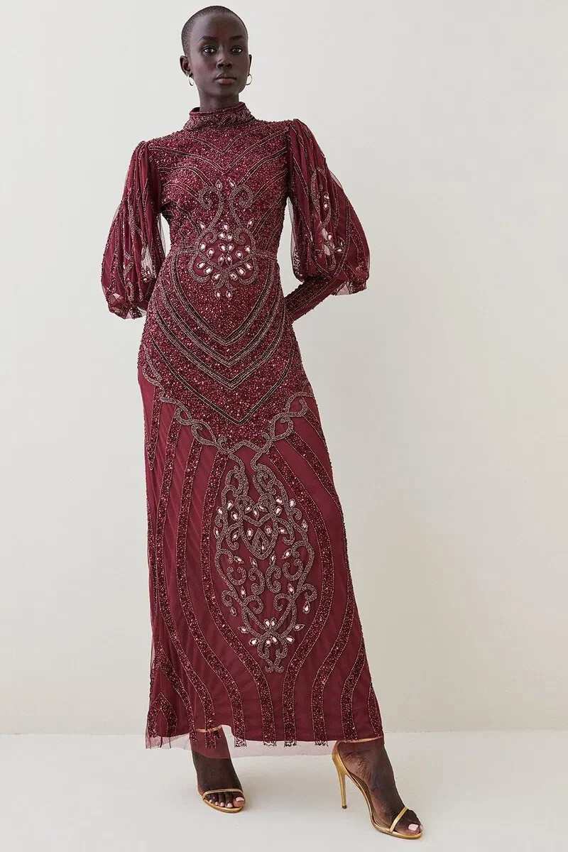 Karen Millen Burgundy Dress for Women