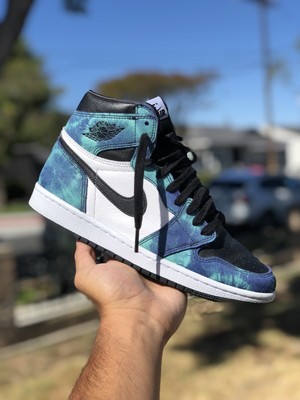 Size 7.5 Men u003d 9 Women- Jordan 1 Retro High OG Tie-Dye 2020 193658009744 |  eBay
