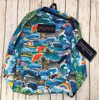 Jansport Colorful Backpack Summer Shark Rainbows Dog Fish Ocean Pattern Jansport Colorful Backpack Summer Shark Rainbows Dog Fish Ocean Pattern