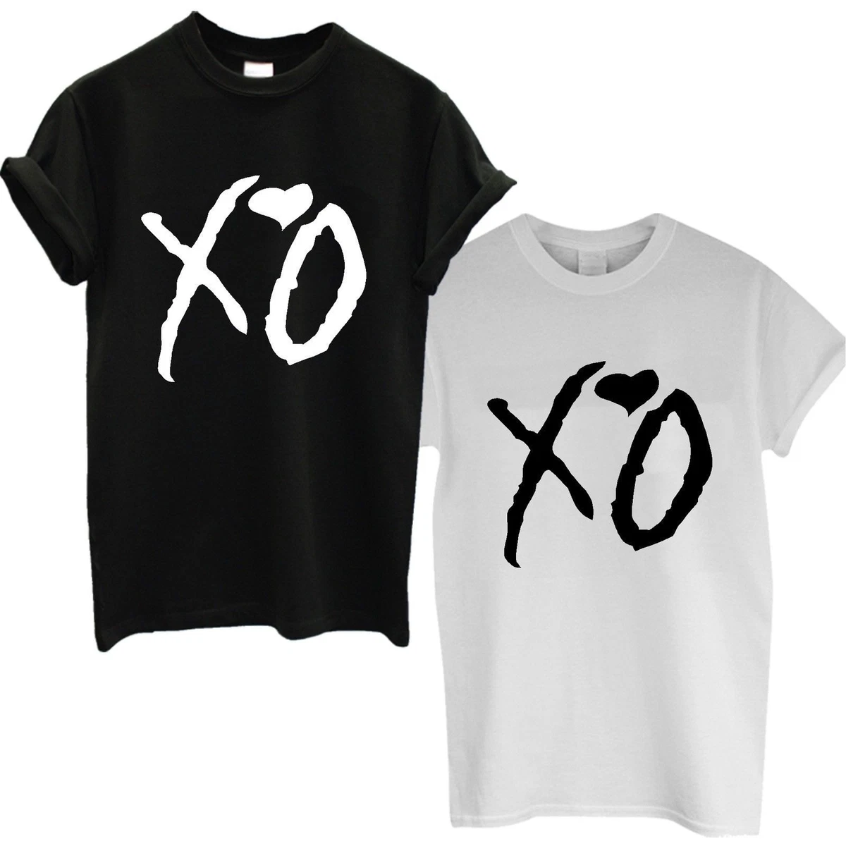 The Weeknd Blinding Lights XO Logo Tee Size... - Depop