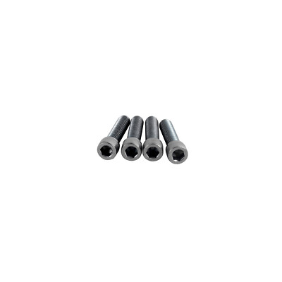 4PCS 5/16  Black Handlebar Riser Top Clamp Cover Bolt Screws for Harley Softail 