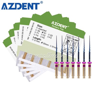 Dental Engine Use Rotary Heat Activated Canal Root Endodontic Files 25mm S1