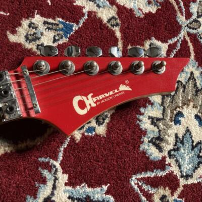 Rare Charvel CDS-045 Pearl Medium Red Dinky type Electric Guitar