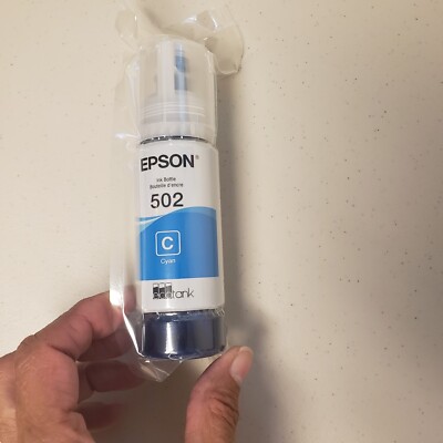 EPSON 502 Ink Bottle ( 70ml ) - Blue / Cyan Genuine Expire 2023 | eBay