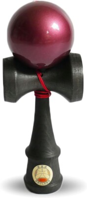 Kendama. Made by Yamagata Kobo. Kitusako. Original black x red. For competitions