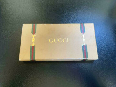 GUCCI Original Gold color Key holder Key Ring Charm wz/Box
