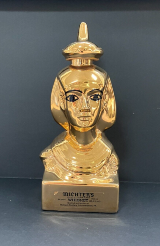 Michter's Goddess Selket Whiskey Decanter 3rd King Tut Series 1980 Vtg Egyptian - Zdjęcie 1 z 11