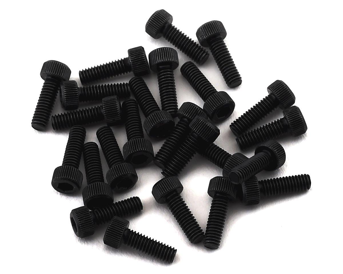 SSD RC 2.5x8mm Cap Head Wheel Hub Screws (Black) (24)-image