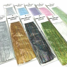 POLARFLASH - Fly Tying Polar Flash Material Flashabou - 10 Colors Available NEW!