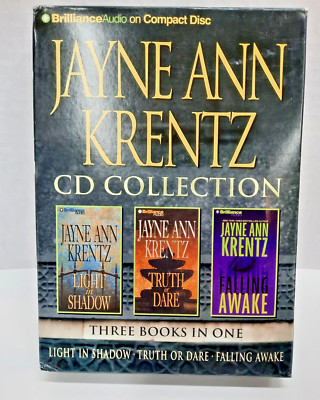Jayne Ann Krentz 3 Books Light in Shadow, Truth or Dare, Falling Awake 15 CD's