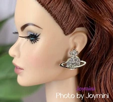 Earrings For Fashion Royalty Integrity Poppy Parker NuFace Dolls Crystal Jewelry