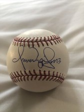 OMAR VIZQUEL SIGNED OFFICIAL MAJOR LEAGUE BASEBALL CLEVELAND INDIANS Autograph