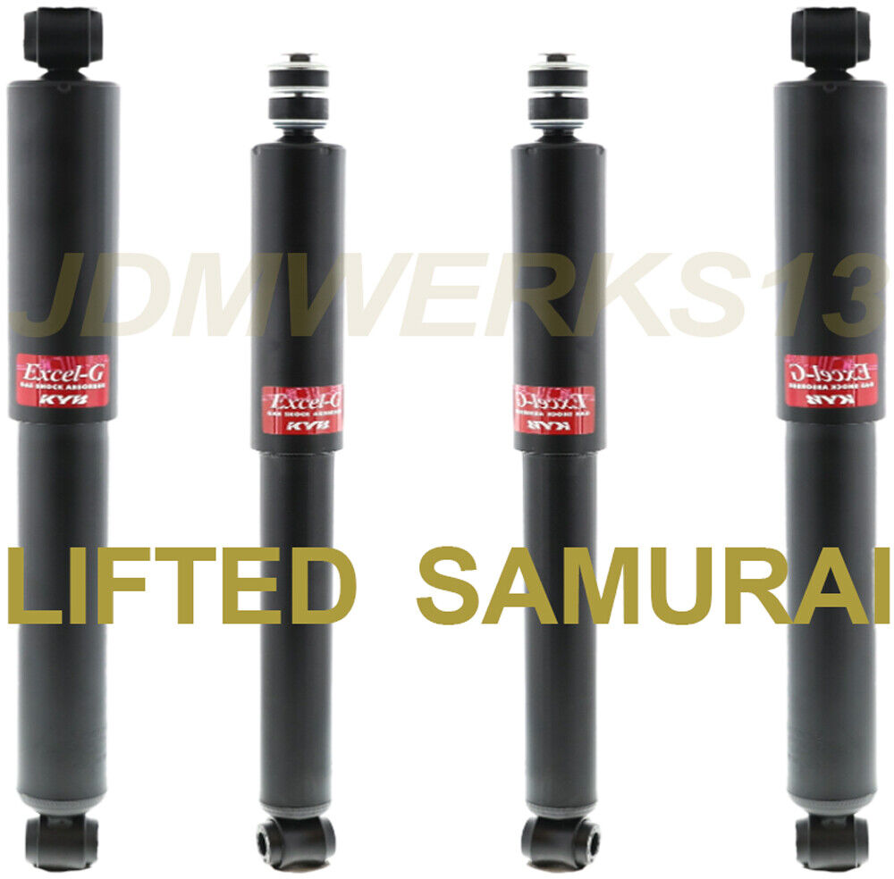 KYB 4 SHOCKS LIFTED 2 - 3 inches for SUZUKI SAMURAI 86 87 88 KYB 4 SHOCKS LIFTED 2 - 3 inches for SUZUKI SAMURAI 86 87 88