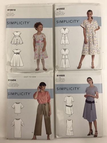 Modern lot of 16 Simplicity UNCUT Sewing Patterns - Picture 5 of 6