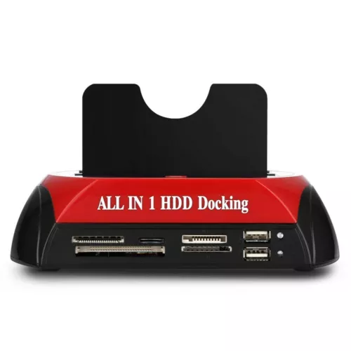 All in 1 Hard Drive Docking Station USB to SATA IDE 2.5" 3.5" SD TF Card Reader - Picture 7 of 8