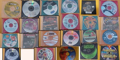 Vintage Retro PC Games Software Edutainment Arcade Sim Racing