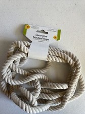 Floral Garden 0.4 in. x 11.1 ft. Decorative Nautical Rope