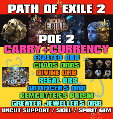 🔥PATH OF EXILE CURRENCY🔥The Third Edict DIVINE CHAOS EXALTED ORB🔥POE