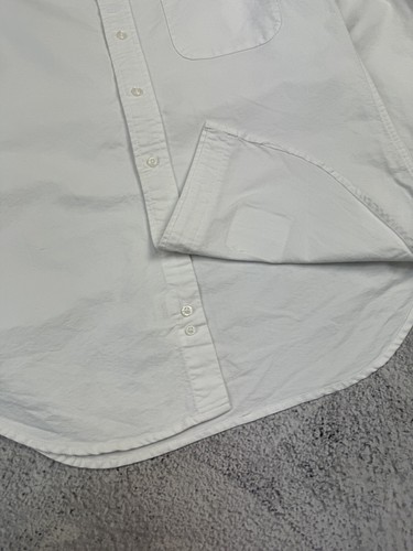 Men's THOM BROWNE New York White Oxford Long Sleeve Shirt Size 2 Made in Japan - Picture 21 of 23