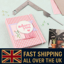 Book Cover Guide Stainless Steel Metal Bookbinding Cover Tool Scrapbooking Tools