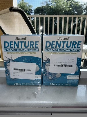 NEW Sifuland Cleaning 30 Tablets For Dentures Retainers Night Guards #16