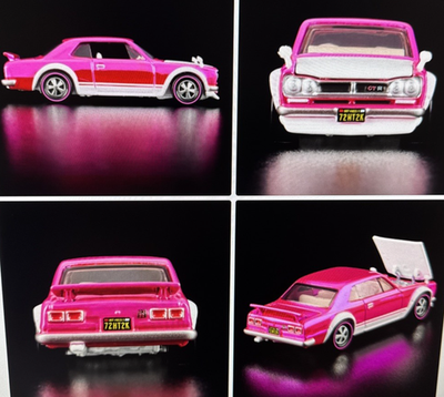 Hot Wheels RLC Exclusive 1972 Skyline H/T 2000GT-R Pink