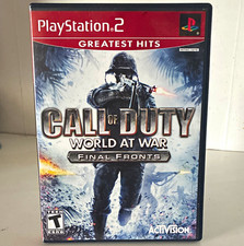 Activision Call of Duty: World at War Final Fronts PS2 Greatest Hits NTSC-U/C T