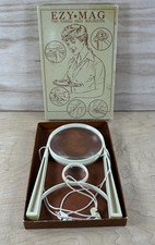 Vintage Ezy - Mag The Hands Free Magnifier In Original Box Magnifying Glass 875