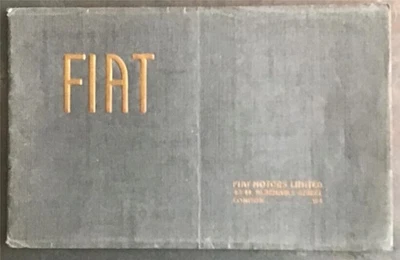 Fiat Range Auto Verkaufsprospekt 1923-24 10/15PS 501 15/20PS 505 20/30PS 510 - Bild 1 von 4