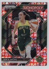 2024 Panini Prizm Monopoly WNBA Skills Free Parking Nika Muhl Mühl #WNBA26 02lc