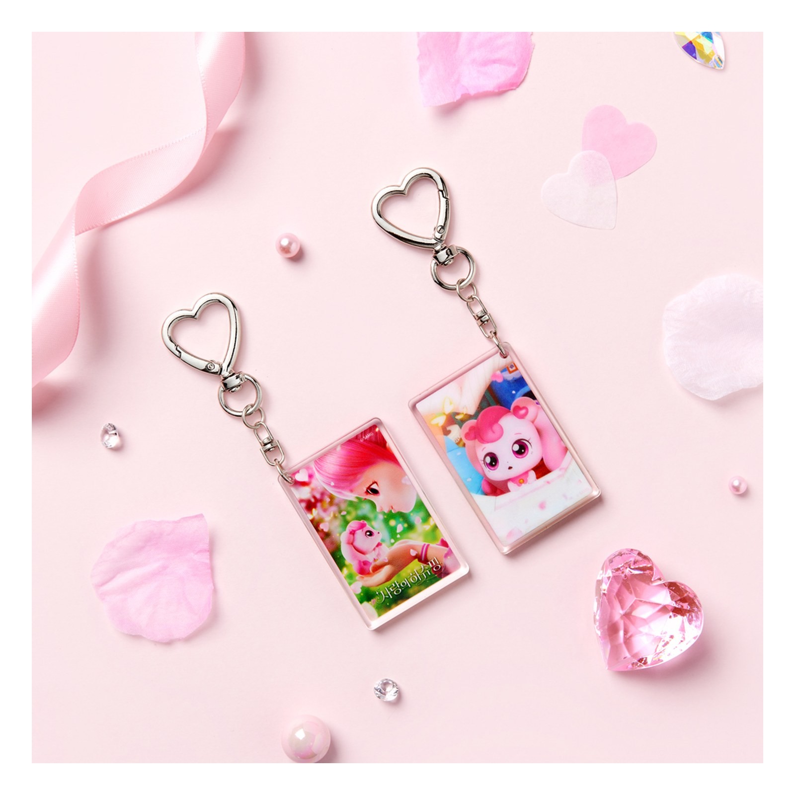 Catch Teenieping Teenieping Movie Season 1 Acrylic Keyring Action Figure Mini