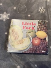 Vintage Little Fork 12 Piece Set - Stainless Steel, Original Box