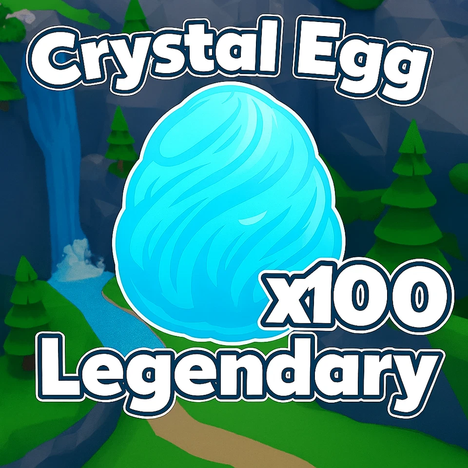 100x CRYSTAL EGG (VERY CHEAP) ADOPT A PET FROM ME - CHEAPEST ON EBAY