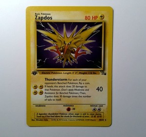 Zapdos 1st Edition