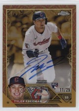 2023 Topps Gilded Collection Etch Rose Gold 11/25 Tyler Freeman Auto 15sd