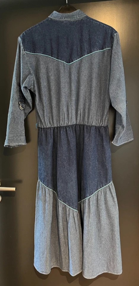 Kinder Kleid/Jeanskleid langarm blau Gr. 170 v. C&A - Bild 2 von 2