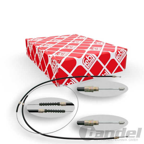 febi bilstein Handbremsseil Hinten Links Hinten Rechts Passend FÜR CitroËN-image