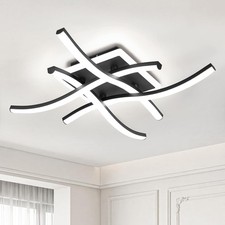 Image of LED Ceiling Lights, 29W Curved Design Ceiling Lighting, 3000K/4500K/6500K, 2900L
