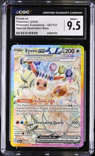 Eevee ex graded CGC 9.5 for sale on eBay