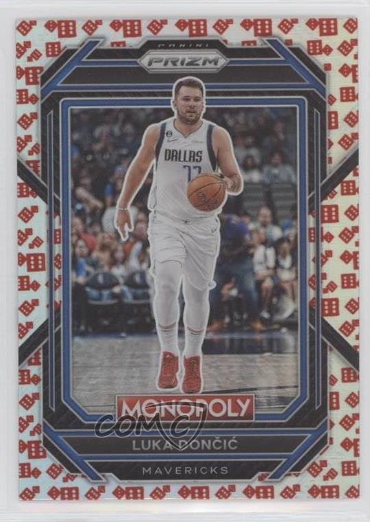 2022-23 Panini Prizm Monopoly Red Dice Prizm Luka Doncic #19 6q5