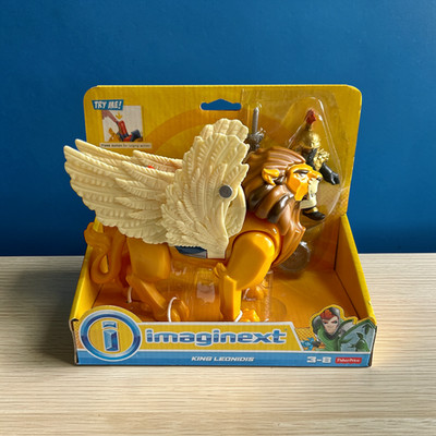 RARE Imaginext 2014  King Leonidis Featured in Lions Den Castle Play-set