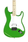 FSR Squier Sonic Stratocaster HT H Electric Guitar - Lime Green #M1309