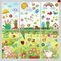 Bblike Fensterbilder FrüHling 9 BläTter Fenstersticker FrüHling Ostern Se