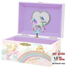 Musical Unicorn Jewelry Box for Girls  Music Boxes for Little Magical Unicorn