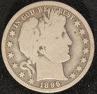 1896 O New Orleans Mint Barber Half Dollar