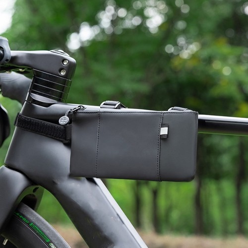 Stable Bike Front Frame Bag with Antislip Water Resistant Bicycles Pouches - Picture 5 of 8