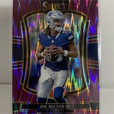 Panini Select 2025 Joe Milton III Prizm Premier Level #196 /699 Cowboys NFL