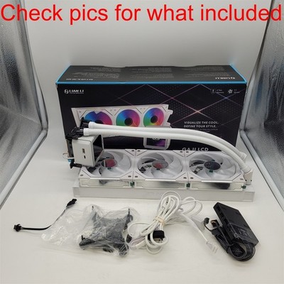 Lian Li GA II LCD 360MM AIO Asetek 8th Gen - 2.88  IPS LCD screen liquid cooler