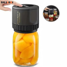 Electric Mason Jar Vacuum Sealer Kit, Cordless, for Mason Jars Wide Mouth Fermen